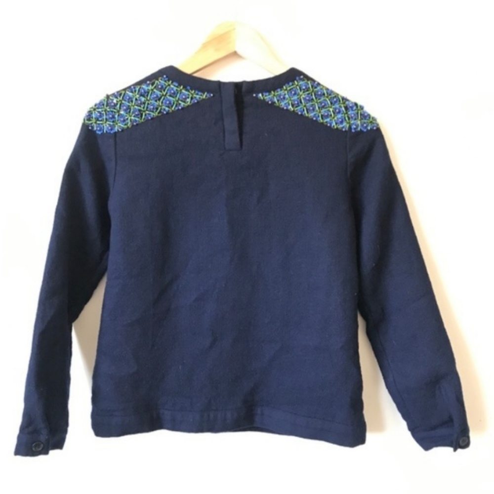 J. Crew Collection Beaded Wool Top - Picture 10 of 10